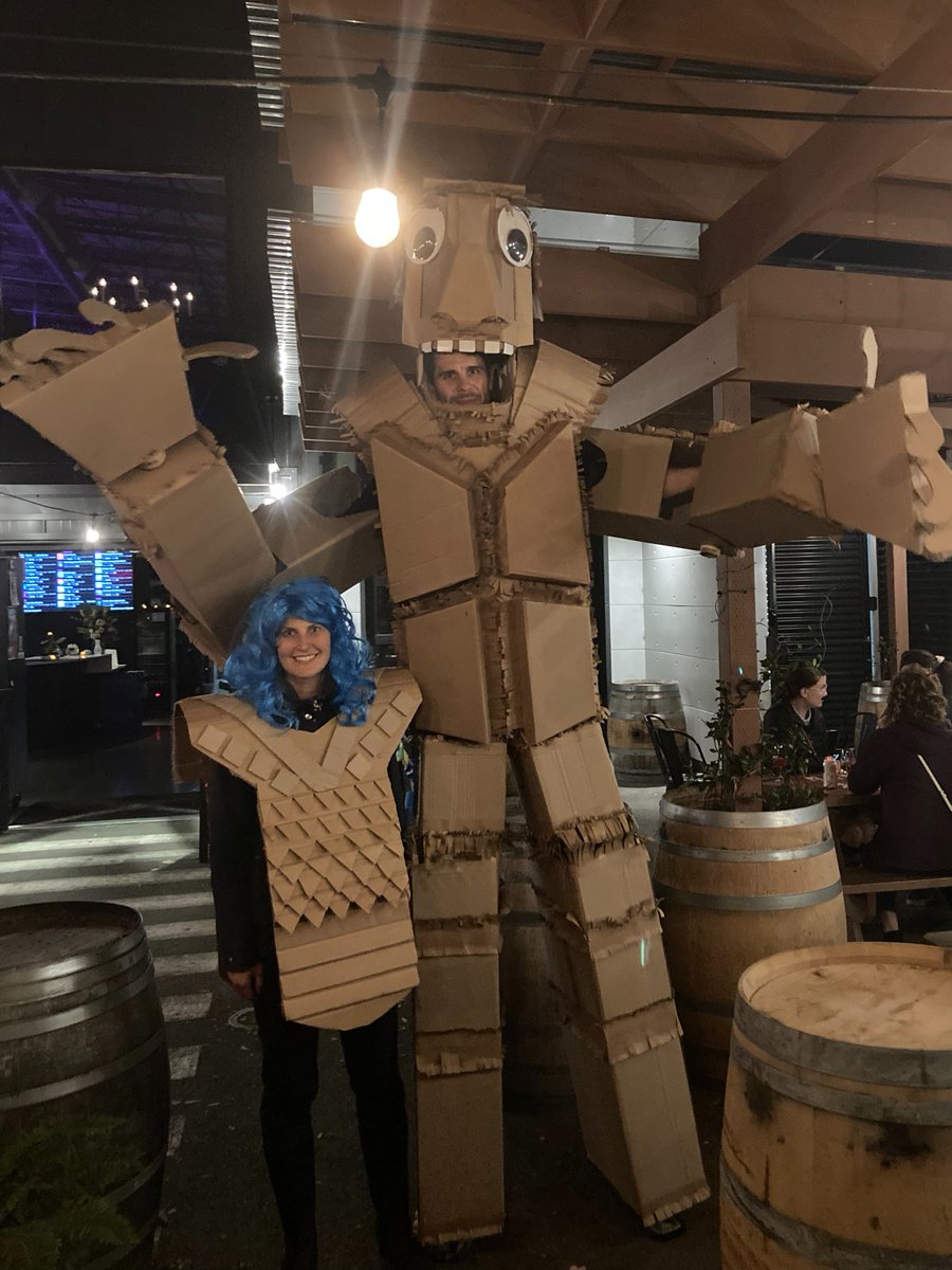 <a href="/wearesheppard/">Sheppard</a> thanks for the inspiration from #geronimo;  #HappyHalloween from #Seattle; @urbanfambrewing - thanks for accommodating our monstrosity