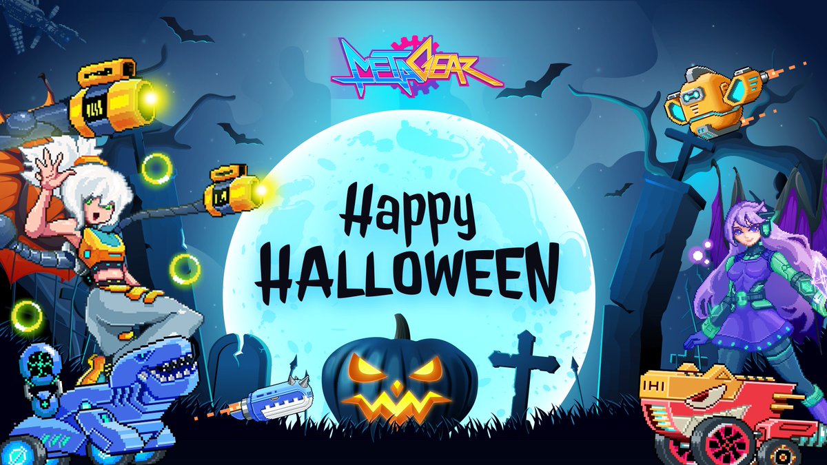 🎃 One of the scariest things about #Halloween this year must be the fact that it’s on Monday 💀 But don’t you be afraid our lovely Gearheads! Channel those fear in the #MetaGear Arena and dominate the #Tournament 🔥🔥

🌟Log in to the game and hit the #Register button NOW ❗❗