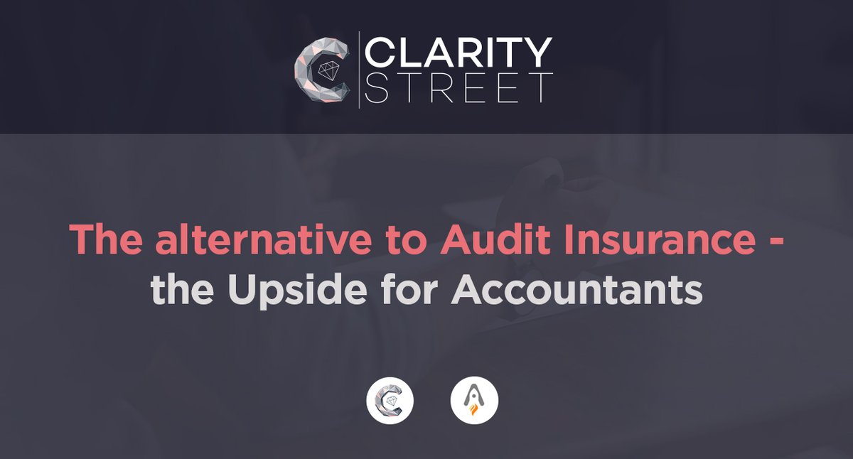 In case you missed our #webinar with <a href="/clarity_street/">Clarity Street</a>  last week on #auditsafe "The alternative to Audit Insurance - the Upside for #accountants" simply head over to Clarity Street's webinar hub to request a copy of the recording. lnkd.in/gmHFxNFe

#accountingtech #apxium