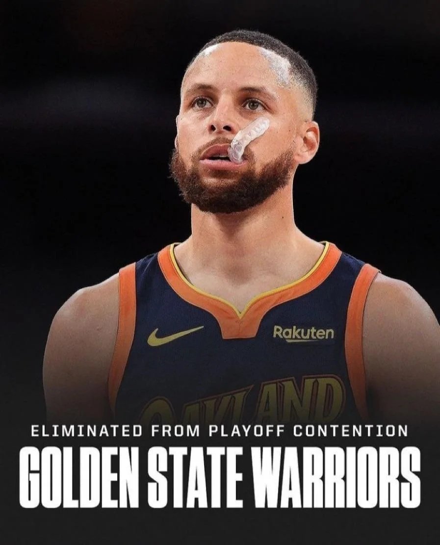 The Golden State Warriors have been eliminated from playoff contention for the 2022-2023 season.