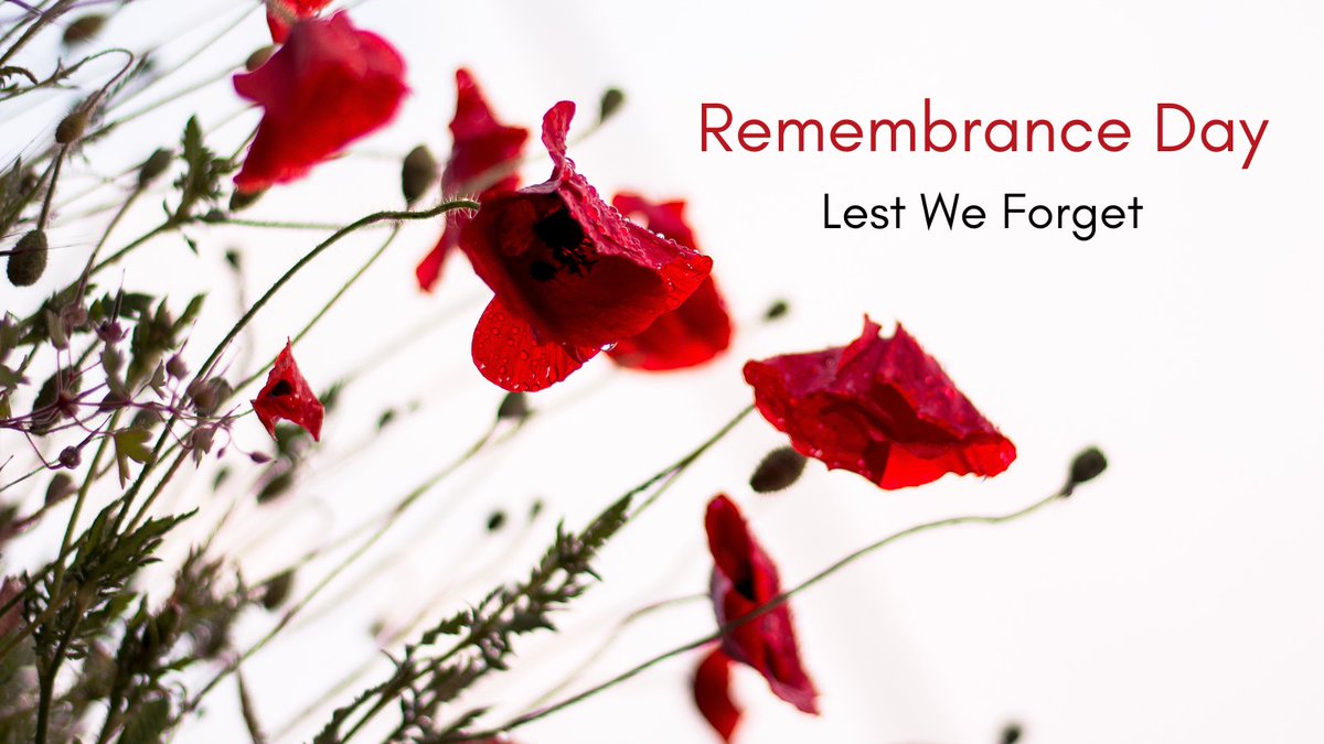 #RemembranceDay #LestWeForget