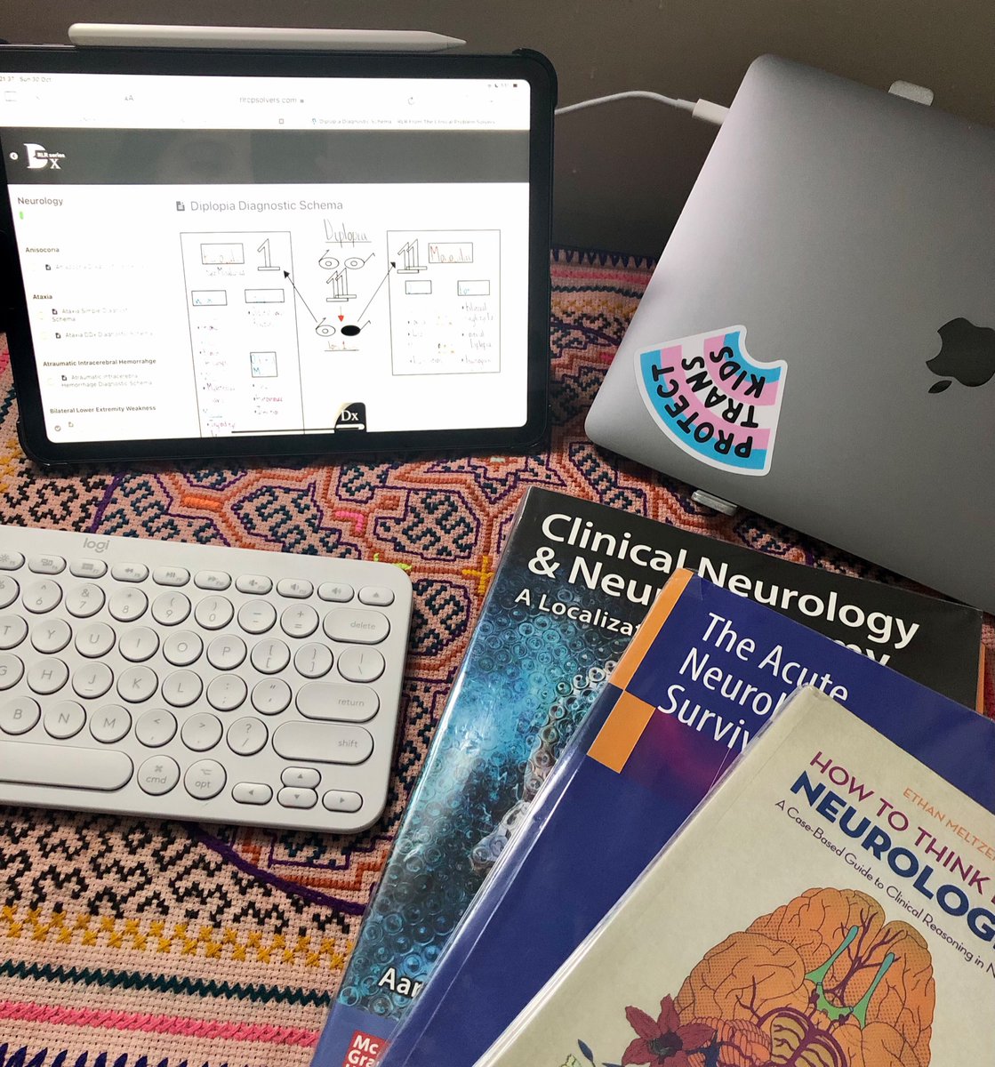 My favorite resources as I start the 2nd week of my Neuro rotation 🧠❤️ 

📚 @AaronLBerkowitz @caseyalbin and Dr. Ethan Meltzer 
💻 rlrcpsolvers.com schemas and cases are game changers! @rabihmgeha @DxRxEdu 

#MedTwitter #EndNeurophobia #neurotwitter