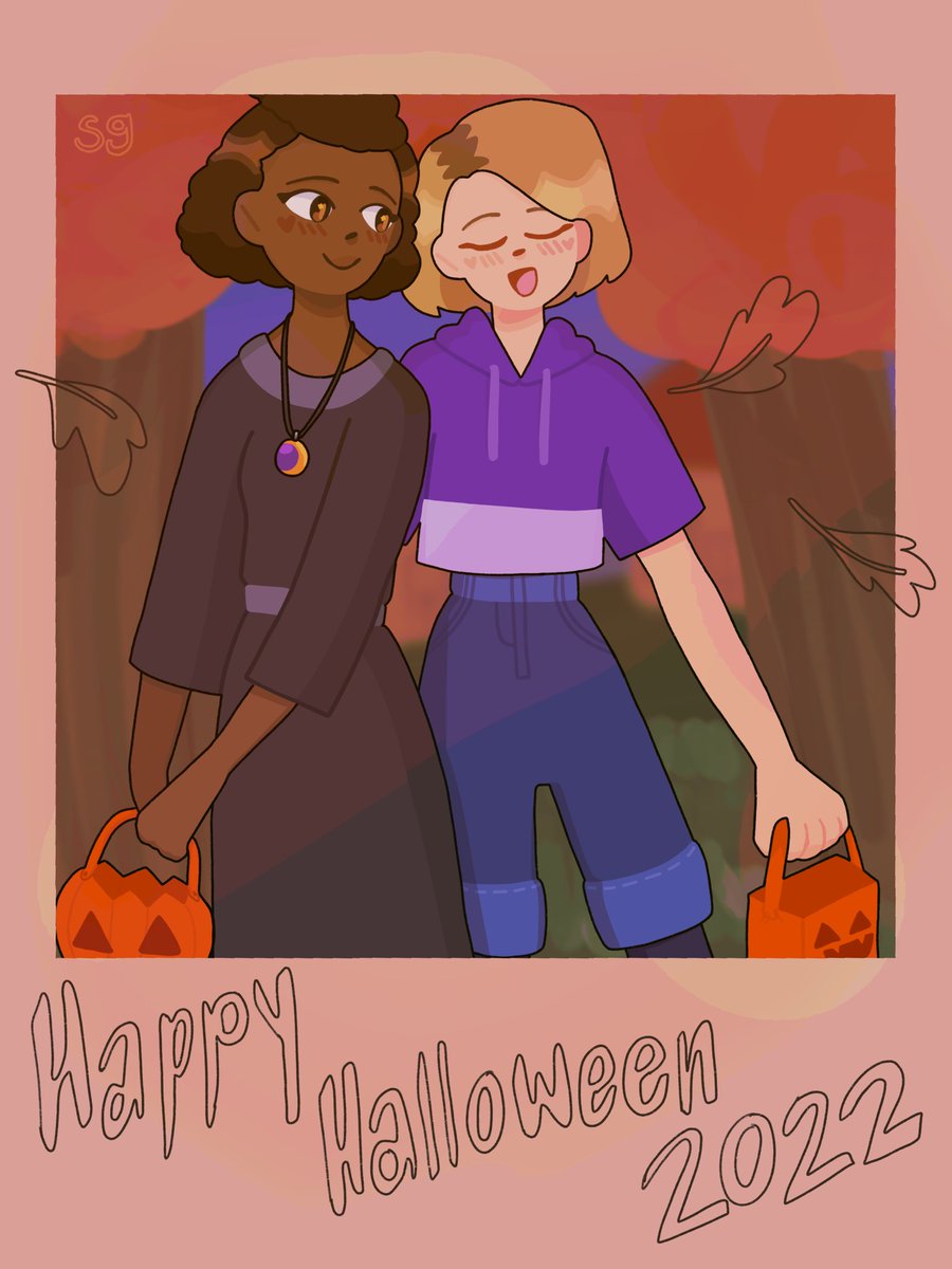 spookytoadtwt's tweet photo. i just think that tara and darcy dressing up as luz and amity for halloween!

#heartstopper #TheOwlHouse #tara #darcy #luz #amity #HeartstopperNetflix #lumity #halloween #spooky #happyhalloween https://t.co/KN1LUpKN6D