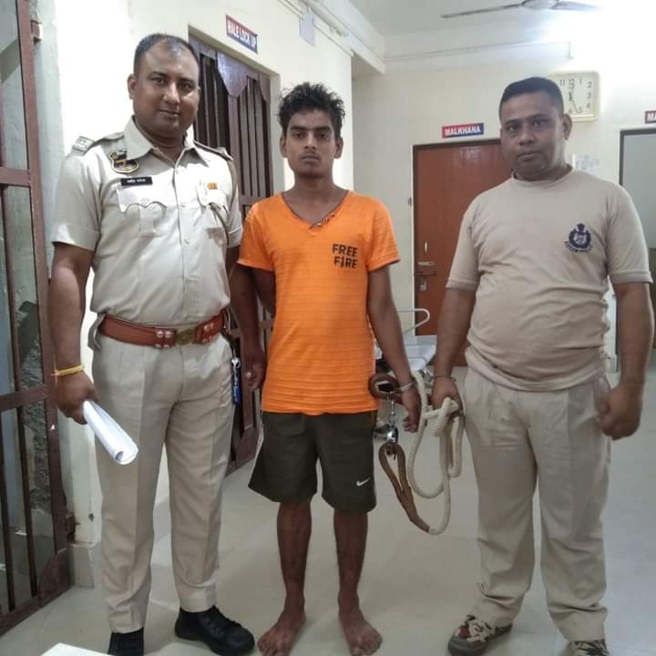 Accused person Md. Nekibur Rahman, S/O Md. Ali of Khaloipia Pauloguri, PS Mikirbheta, Dist Morigaon, was arrested and forwarded to judicial custody by SI Mitu Das, O/C, Dhing PS, in connection with a theft case. @himantabiswa @DGPAssamPolice @gpsinghips @assampolice