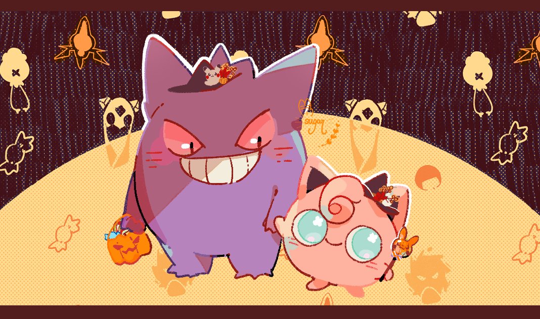 ゲンガー 「Happy Halloween everyone 」|Sugar🍓🍓のイラスト
