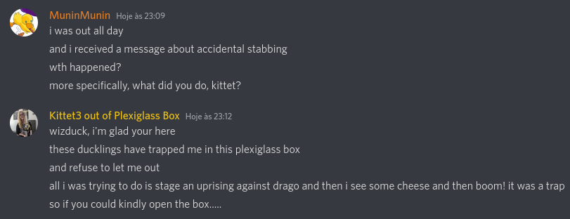 Our #Discord without context: