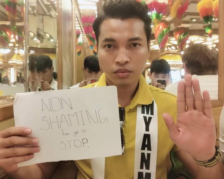 pinkdiary20rev's tweet photo. We didn't choose them to be a representative of Myanmar.
He even didn't have a fair competition in here and we didn't know him until he appears on the international stage https://t.co/pES5ke2qnr