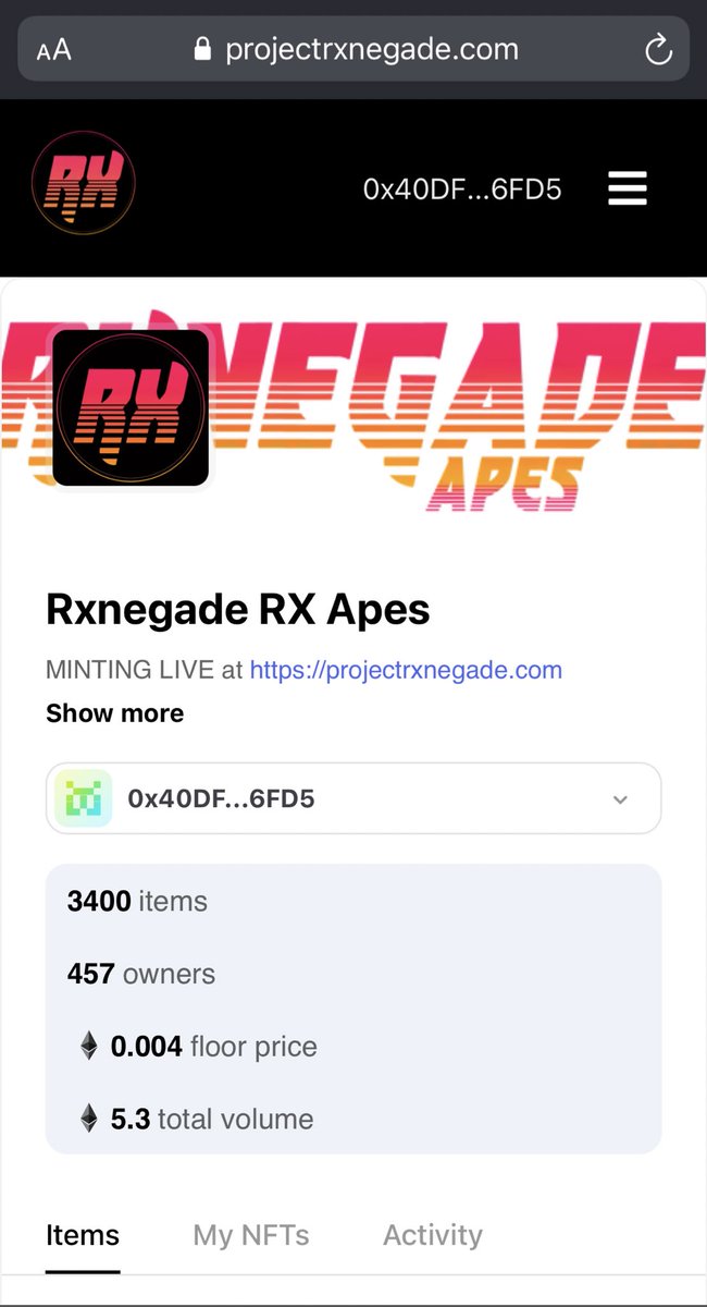 You can now buy and sell Rx Apes, Planks, Blanks, PLNX and Plankensteins on our Website. 

projectrxnegade.com/apes/rx/market…