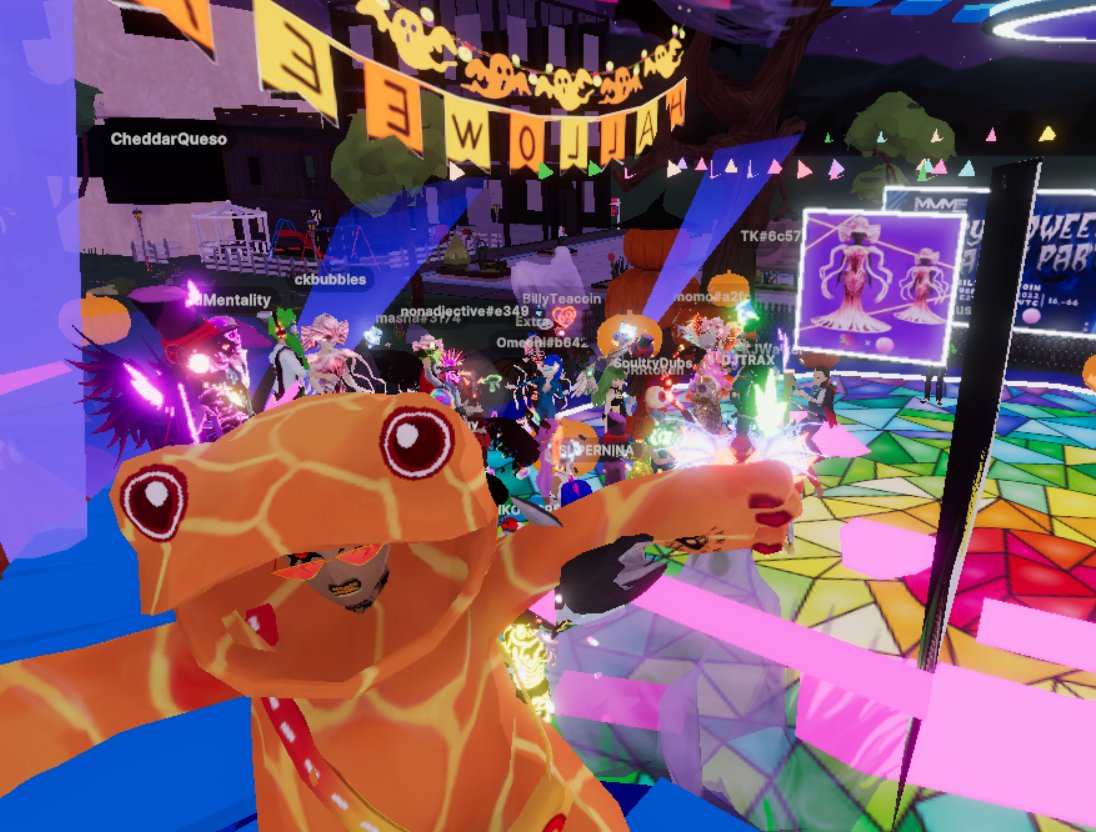 Royce_kr's tweet photo. Halloween Dance Party x Wearable Launch/ Music by Billy Teacoin
๐18,-66
@DigiFun_
@iamckbubbles
@BillyTeacoin
@masha_yong
#DigiCK #Halloween #Decentraland! #DCL #Metaverse #NFT #NFTs #NFTCommunity #NFTcollections #NFTwearable #Music
#party #event #giveaway https://t.co/vQteVNXLVn