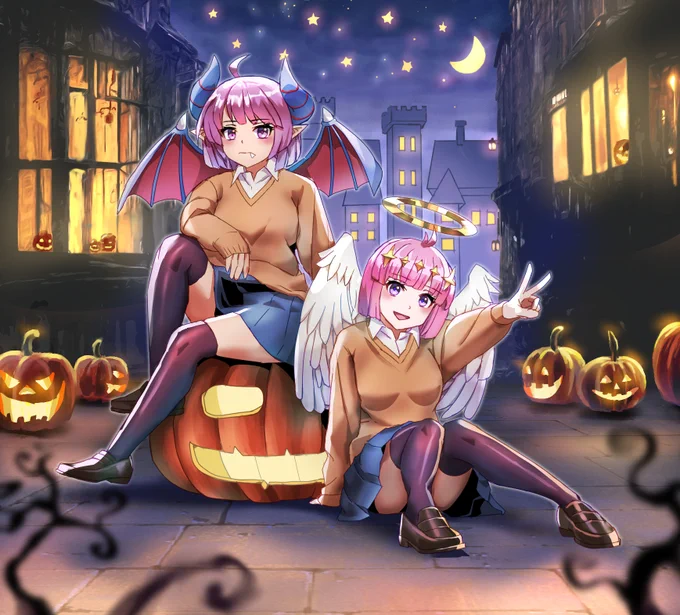 Trick or Treat#創作 #ハロウィン #Halloween 