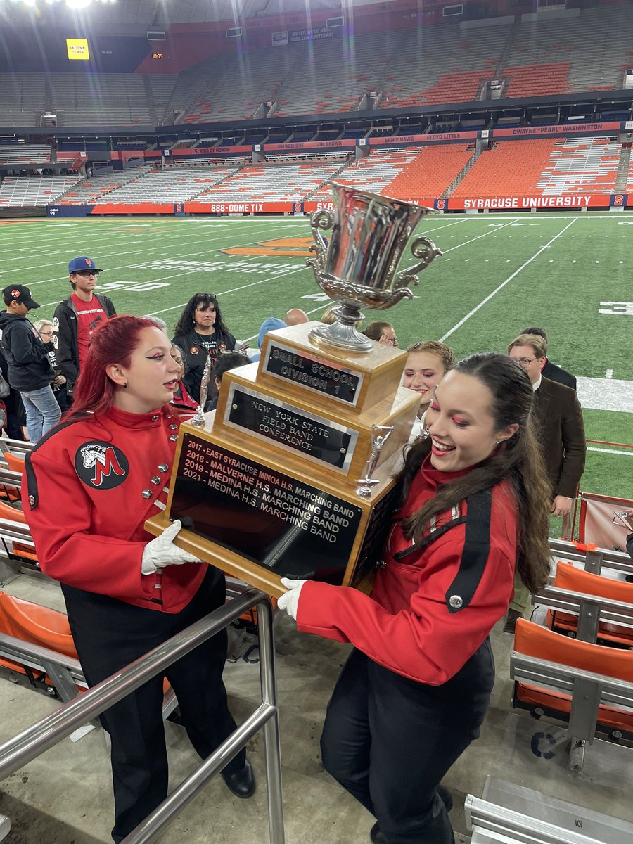 CONGRATULATIONS to the Mineola Marching Band!! 2022 NYSFB SMALL SCHOOL 1 CHAMPIONS!
