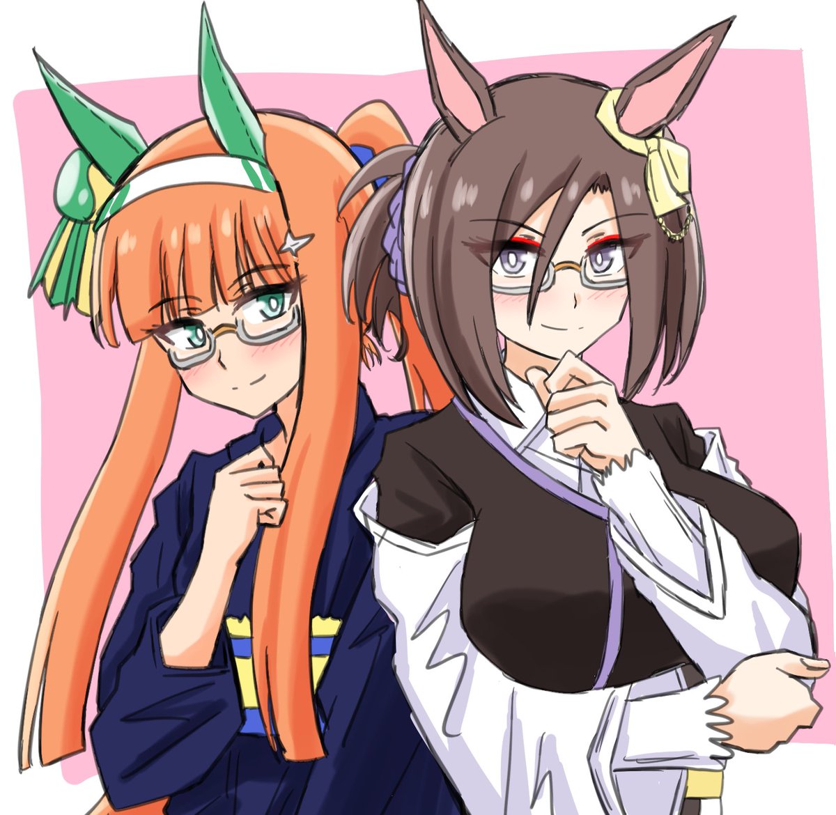 女帝多しと
#今月描いた絵を晒そう #ウマ娘 