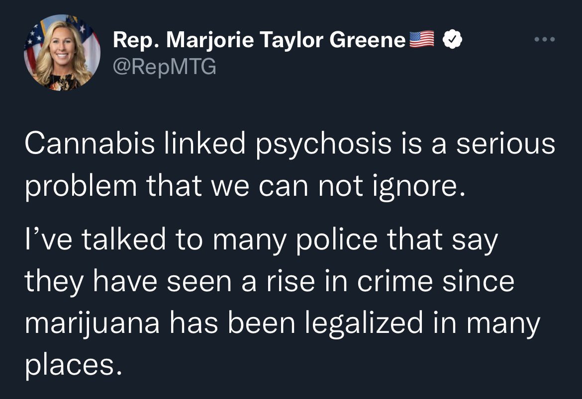 joncoopertweets's tweet image. I’ve talked to many people who say that Marjorie Taylor Greene is a fucking nut job.