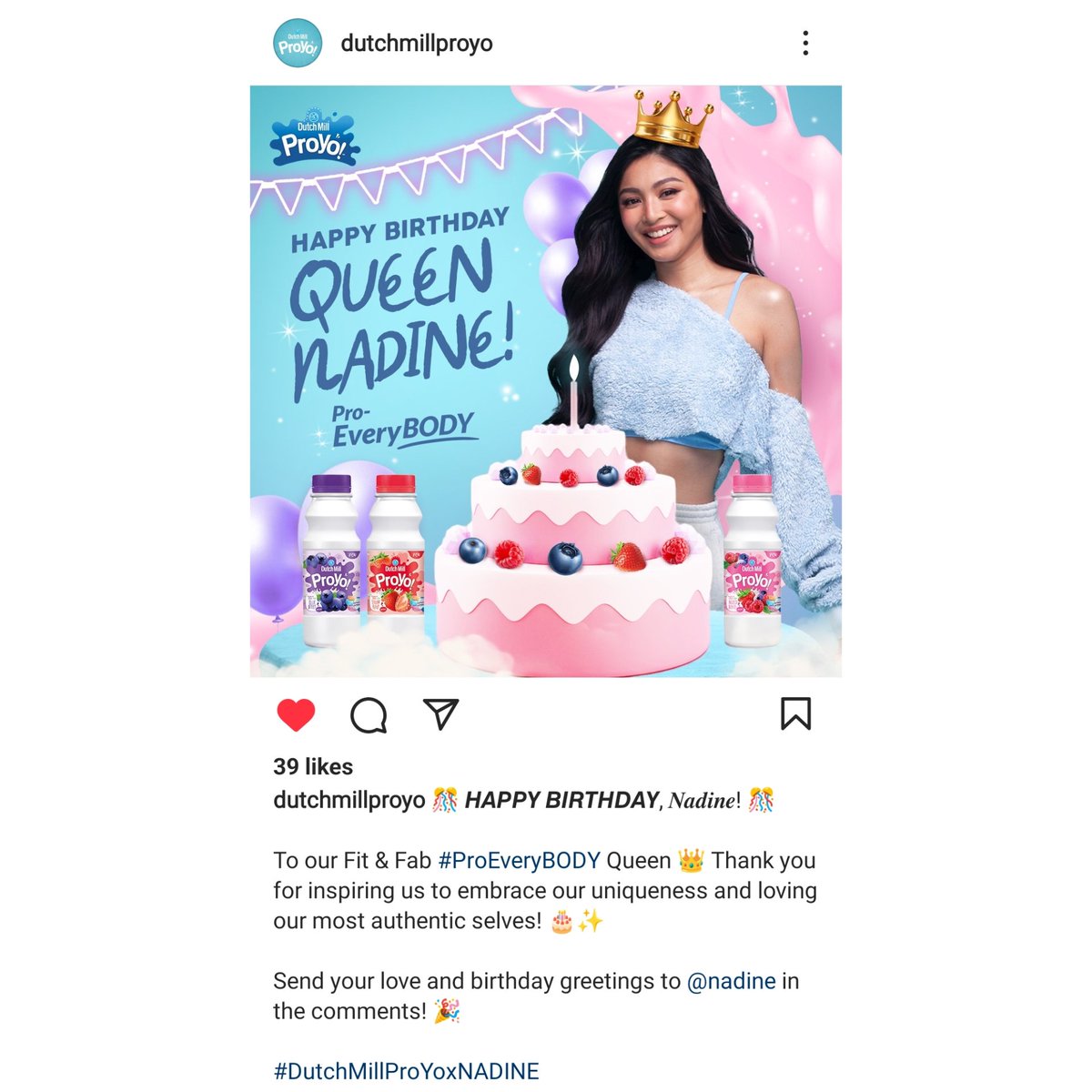 sph_svt's tweet photo. 🎊 𝙃𝘼𝙋𝙋𝙔 𝘽𝙄𝙍𝙏𝙃𝘿𝘼𝙔, 𝑵𝒂𝒅𝒊𝒏𝒆! 🎊

To our Fit &amp; Fab #ProEveryBODY Queen 👑 Thank you for inspiring us to embrace our uniqueness and loving our most authentic selves! 🎂✨

© dutchmillproyo (10.31.22)

HAPPIEST BIRTHDAY MISS NADINE
#BirthdayNaNiNADINE
#NadineLustre https://t.co/D8jUeIIlpx