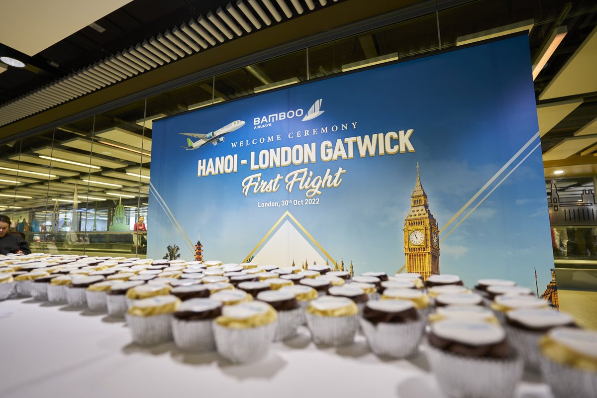 Bamboo Airways on Twitter "Gatwick_Airport, here we go! 🇬🇧 We are pleased to announce that 