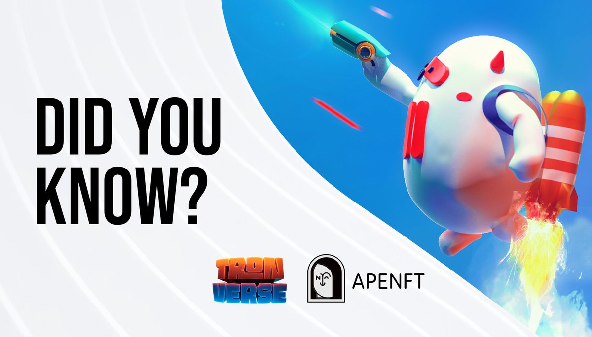 Did you know that TronVerse has given away over 5B #ApeNFT in rewards for playing TronVerse? 🤯 You can buy a #Tron Bull in the secondary market on @apenftorg! 💪 ➡️ Head over to apenft.io/collections/tr… to buy a Bull! ➡️ Join the TronVerse Discord at discord.gg/vSnbVXnCXB