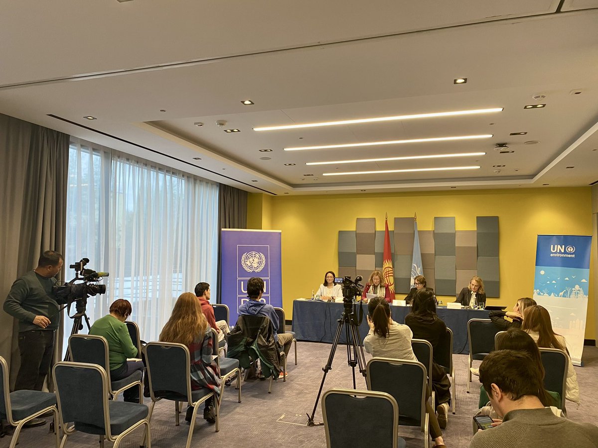 🔴 Happening Now

Today on Sustainable City Day 🏙️, we are beginning with our press conference for the new Air Quality in Bishkek Report in cooperation with <a href="/UNEP/">UN Environment Programme</a>. 

Stay tuned for more content coming today