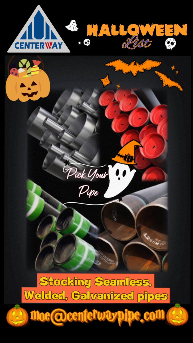 Click 🚩centerwaypipe.com to "Pick Your Pipe" and send an inquiry to my magic inbox: moe@centerwaypipe.com
Happy Halloween to everyone! Anyone who sends me an email with the incantation：" Apareciym" will receive a bonus surprise!
#Pipe #Halloween #Carbonsteel #Stainless
