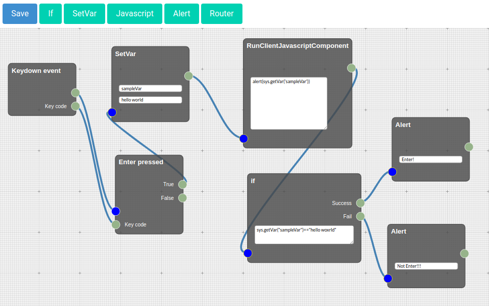 imbktan's tweet photo. I've been experimenting with flow-based programming for fun. With flow-based programming, you can quickly and easily create complex workflows without a single line of code. 

It could be useful for my next Saas product😁

#flowbasedprogramming  #nocode #lowcode https://t.co/xhEI1MLycx