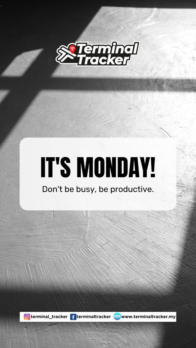 terminaltracker's tweet image. Macam mana Monday u all.
.
Apapun makan lu baru ngam kan, jom😜🤪
.
#terminaltracker