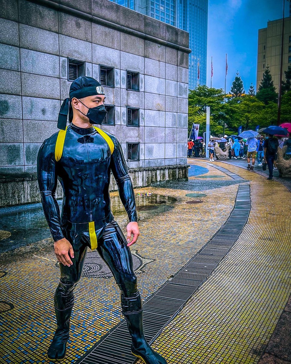 忍術：完全防水之術。🏳️‍🌈🇹🇼
#pride #Taiwan #rubber #ninja