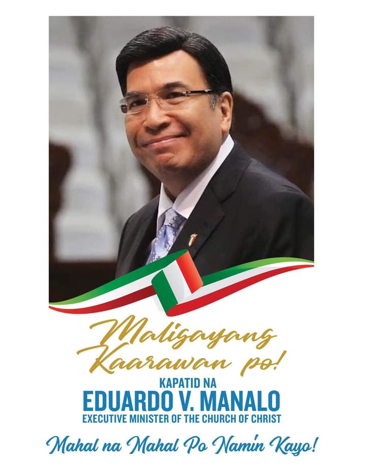 rmccldrn's tweet photo. Maligayang pagbati sa kaarawan ng ating pinakamamahal na Kapatid na Eduardo V. Manalo, Tagapamahalang Pangkalahatan ng Iglesia Ni Cristo. https://t.co/3xTzpPBuUu