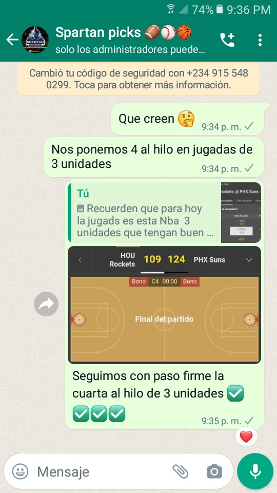 Otro dia en la oficina  nos ponemos 4 al hilo en jugadas de 3 unidades en el grupo gratis 💵💵💰💰✅✅🔥🔥 les dejo link por si quieren unirse chat.whatsapp.com/ISp9yFxF6sO6PS…