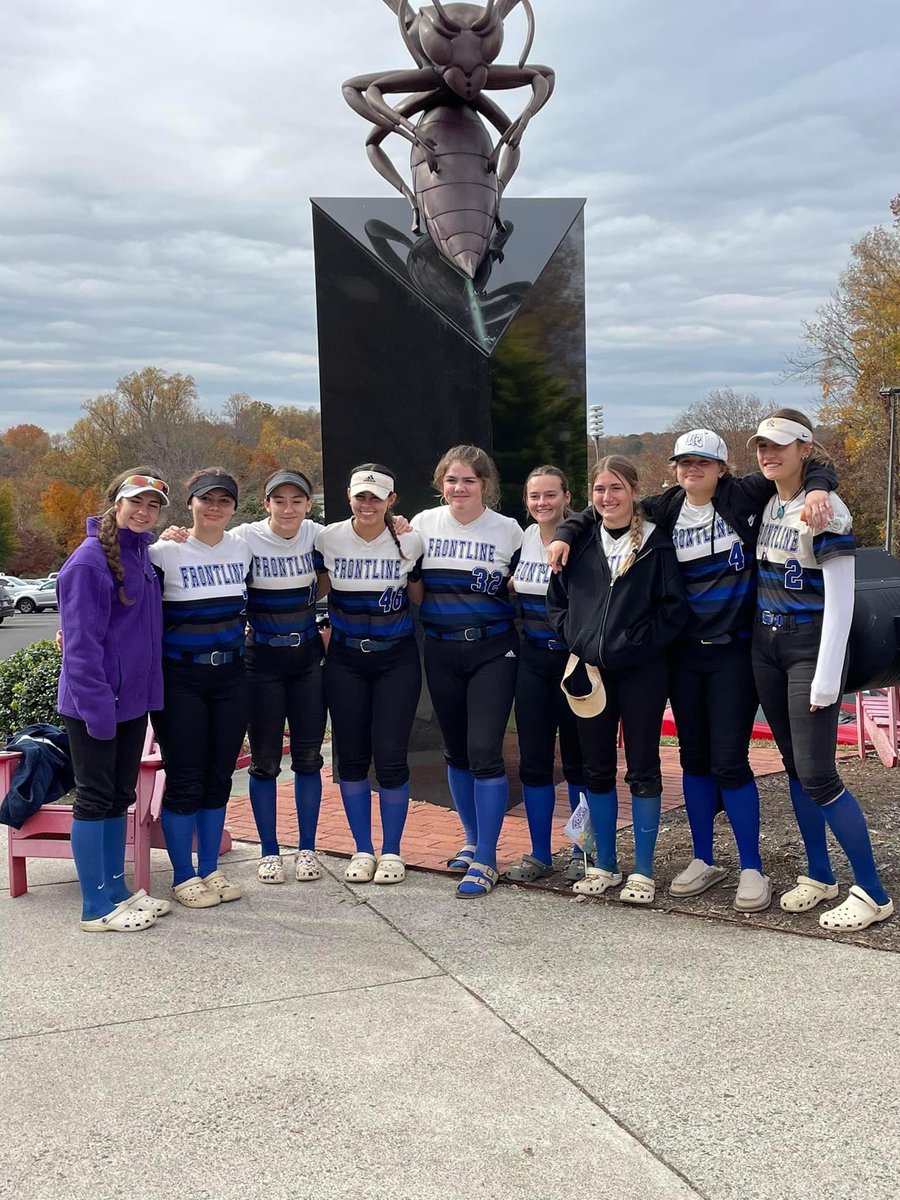 Frontlinesb's tweet photo. Played friendlies today @lynchburg_sb Shout out to former Frontliners GT and EC for the campus tour. Thanks to the teams and Staff for a wonderful weekend. #JoJosPizzaIsSolid #GrewOurGame https://t.co/HrXxm0nkK3