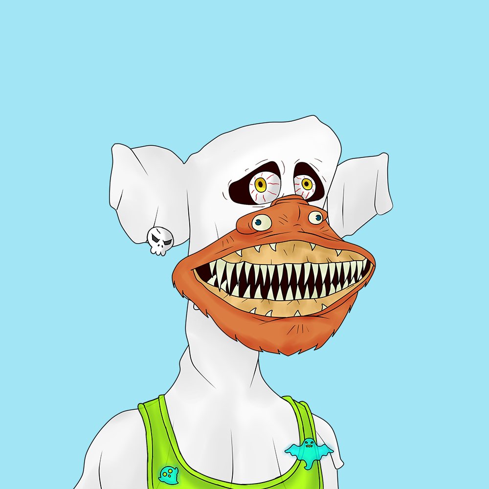 <a href="/the_freightrain/">freightrain</a> A spooky digital collectible launching very very very very soon. Here's your Halloween Ape 👻