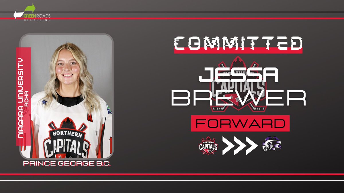 Congratulations to Jessa Brewer on her commitment to Niagara University! 👏🏻

#defendthenorth #capitalshockey