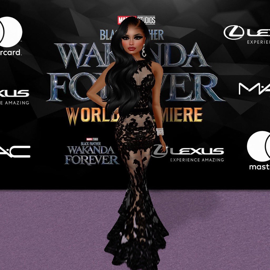 NDolisonIMVU's tweet photo. Black Panther Wakanda Forever premiere!🖤🖤🙌🏽✊🏽#WakandaForever #imvu https://t.co/jVegMbFKWE