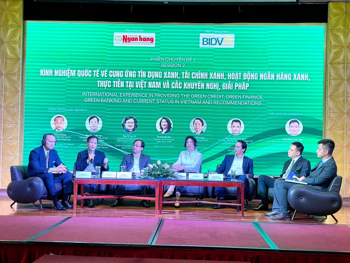 Green finance is essential 4 #ClimateAction 2 meet Net Zero Emission. Great to join #statebank of 🇻🇳 #IFC #standardcharteredbank & others to identify issues to accelerate #greenfinance #greenbanking @UNDPVietNam bit.ly/3flHXo