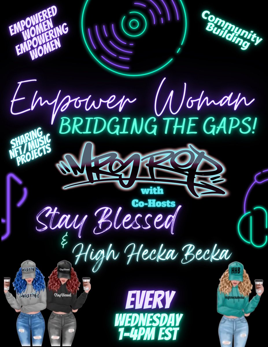 MRSREP1NE's tweet photo. Come join The Queens Empowering everyone in WEB3 @1122Blessed @highheckabecka …. Click the link below to set your reminder…https://t.co/Bs6jHDRJvq https://t.co/E90mGRM1K9