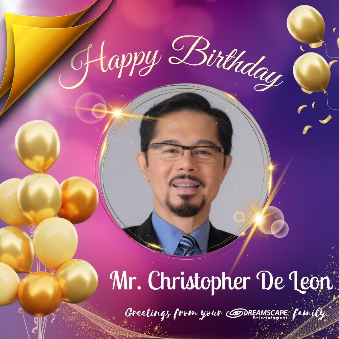 Happy Birthday, Mr. Christopher De Leon!   