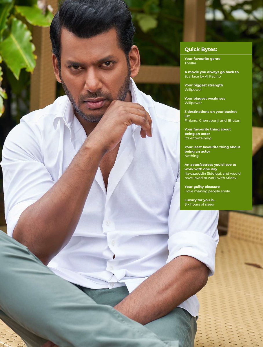 RagumanVishal1's tweet photo. #QuickBytes - About me as it is #peaklife_magazine
#MondayMotivation #ActorLife #Strength #Passion #Pleasure https://t.co/hhw0l6UJ2g
