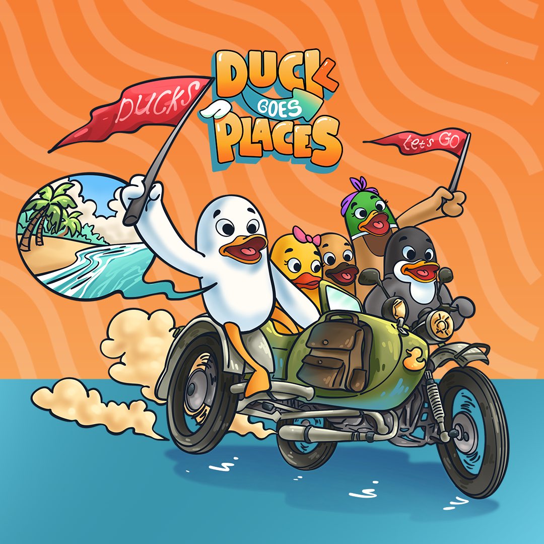 PREPARE !! Duck Goes Places with 5 Ducks will explore the world together ✨

#DuckGoesPlaces