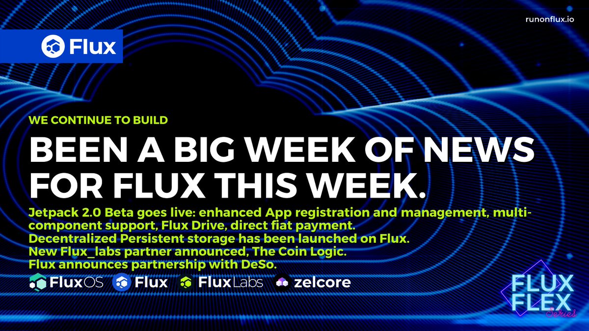 LizaFlux's tweet photo. I don't know anyone who develops as fast...@RunOnFlux 

#Decentralized #blockchain #Crypto #DeFi $Flux https://t.co/eYlYDJHzf5