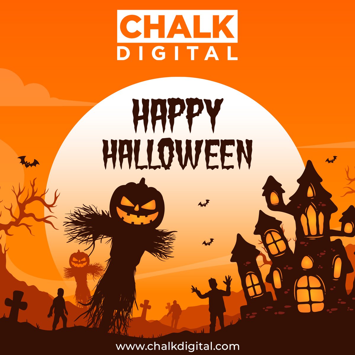 HAPPY HALLOWEEN! 🎃 👻
.
.
#chalkdigital #Halloween