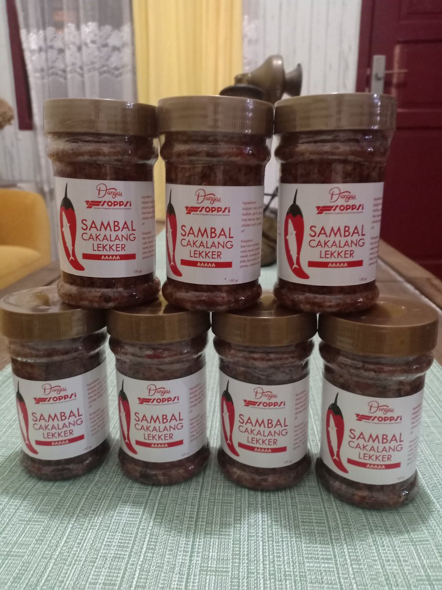 BachdarWaty's tweet photo. Asalamualaikum semangat hr senin semangat pejuang keluarga
Sambel Cakalang Lekker Pedesnya bisa Request
Yuk diorder by DM/wa 081270183713.Pengirimn dr Batam
#PewirausahaPemula 
@OfficialAsoppsi 
@ajengcute16__
@macanutara_ 
@AdamVelcro
@A_Store9779
@AkunKokGitu15
@Gojekmilitan https://t.co/Osreaavn3k