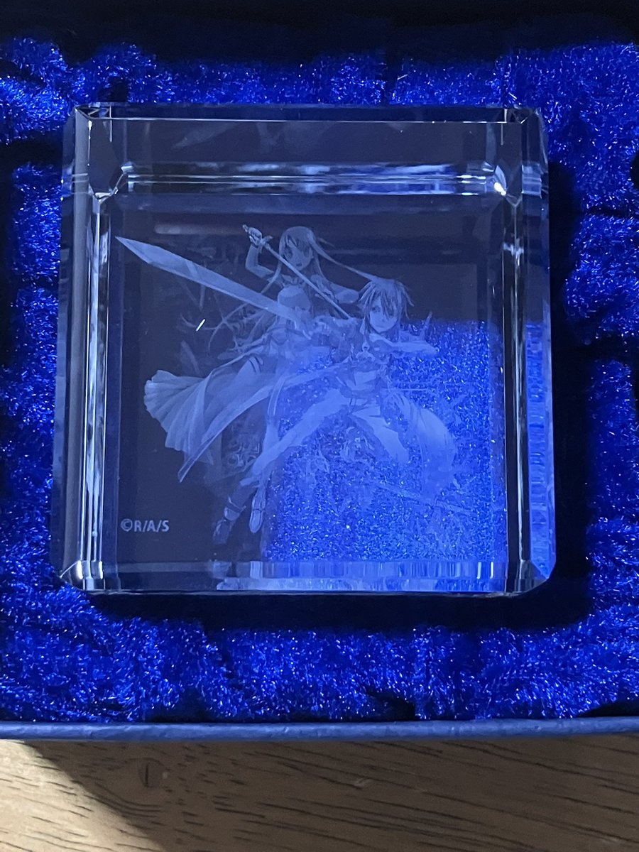 SAO 10th anniversary box 特典 3D クリスタル
