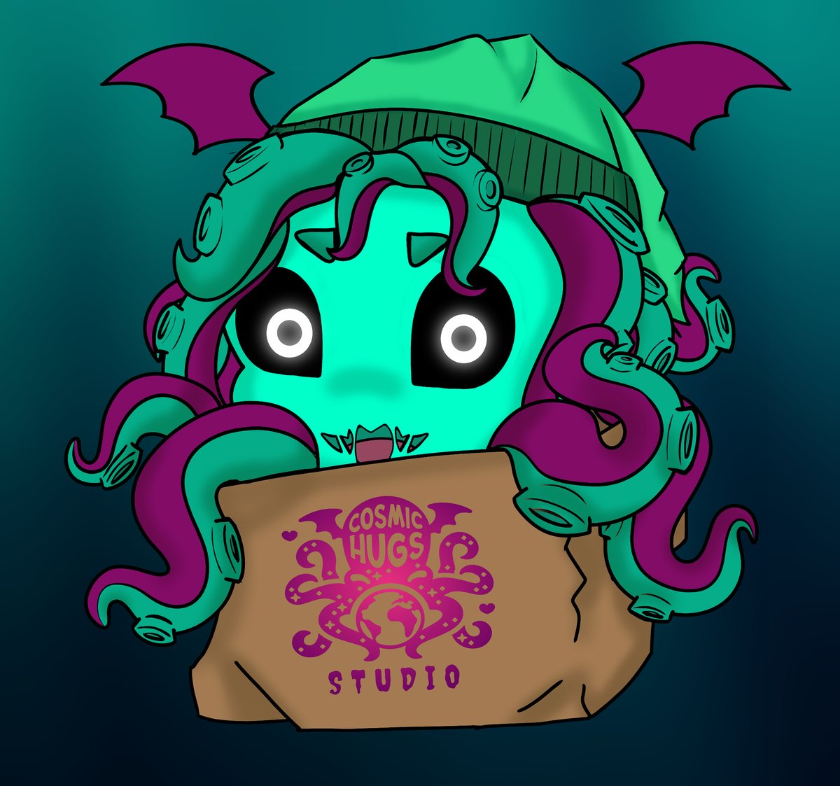 _CosmicHugs's tweet photo. When I make my DevLogs, I don't want to be on camera but I don't want to be faceless either, so I decided to make this little guy as my avatar.
Made a bunch of emotions as well. Not sure if I'll go straight PNGTuber with it, or record and edit matching emotions into it. https://t.co/kFduTkzBIS