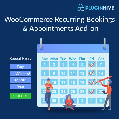 PluginHive's tweet image. Easily accept recurring bookings from your customers using PluginHive&apos;s recurring bookings &amp;amp; appointments plugin.
pluginhive.com/product/woocom…

#recurringappointment #recurringappointments #woocommercerecurringorders