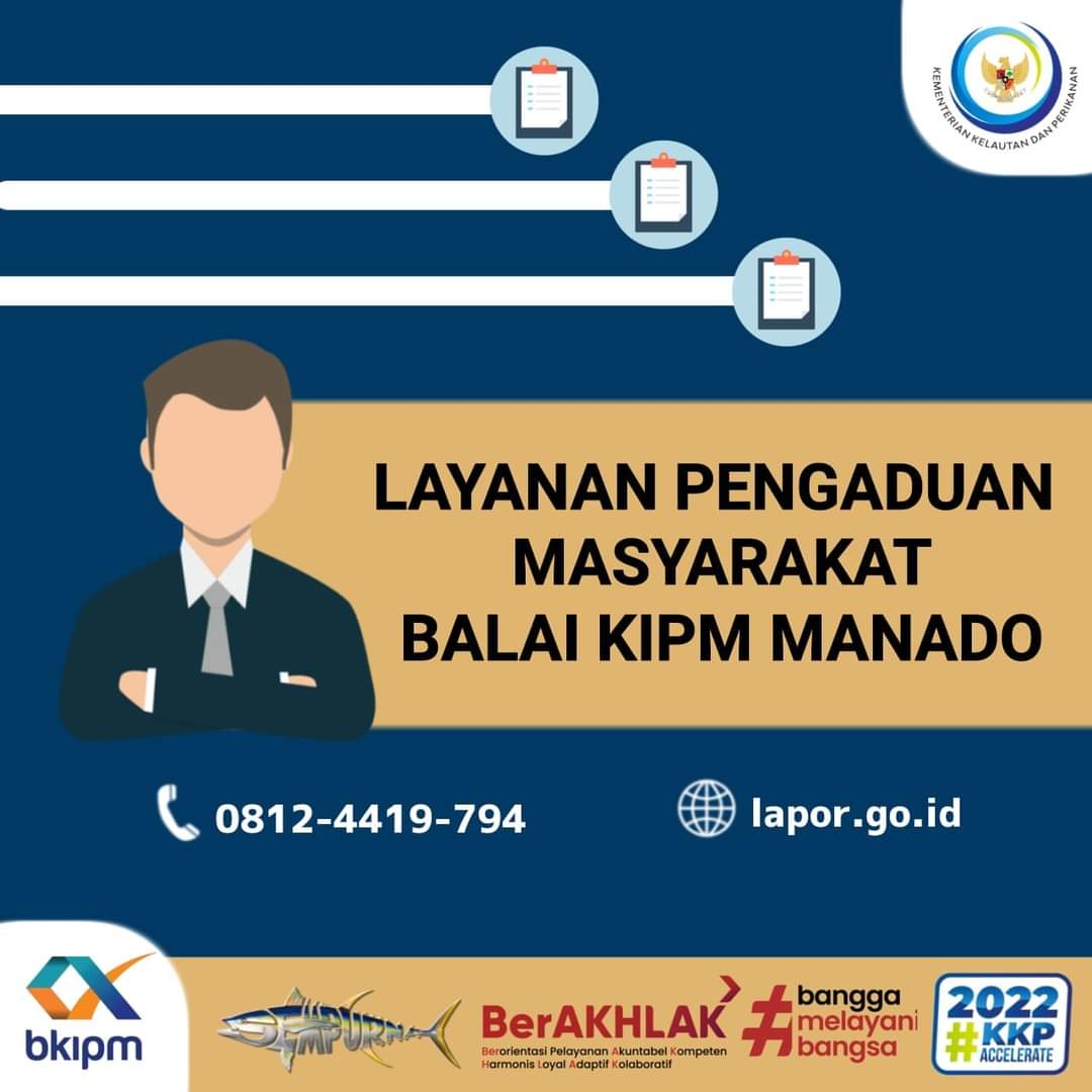 BKIPMBitung's tweet photo. Ada keluhan terkait layanan kami,  segera hubungi nomor kontak yang tertera pada infografis dibawah ini, senantiasa kami akan selalu memberikan pelayanan terbaik kepada pengguna layanan,  Terima Kasih.
@Muhlin21 
@bkipm_kkp 
@like_watung
@DollyLumenta 
@pondaag_vera https://t.co/lb2VpoZc7a