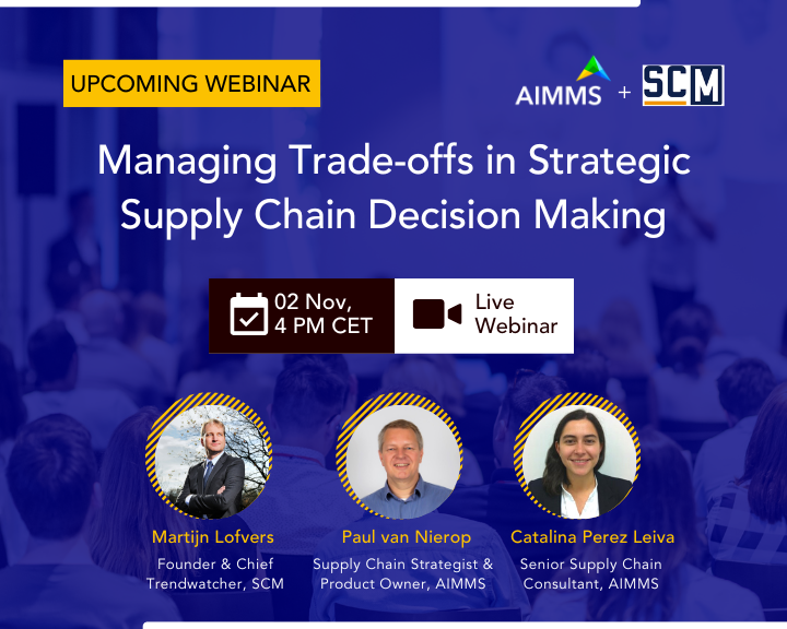 [UPCOMING WEBINAR] 🔔
2 days to go...
As a #supplychain leader, you need to make the best decisions serving your company's KPIs. But how do you do this when these are often in conflict with each other?
👉 Register now - airmeet.com/e/fdae5240-3f1…