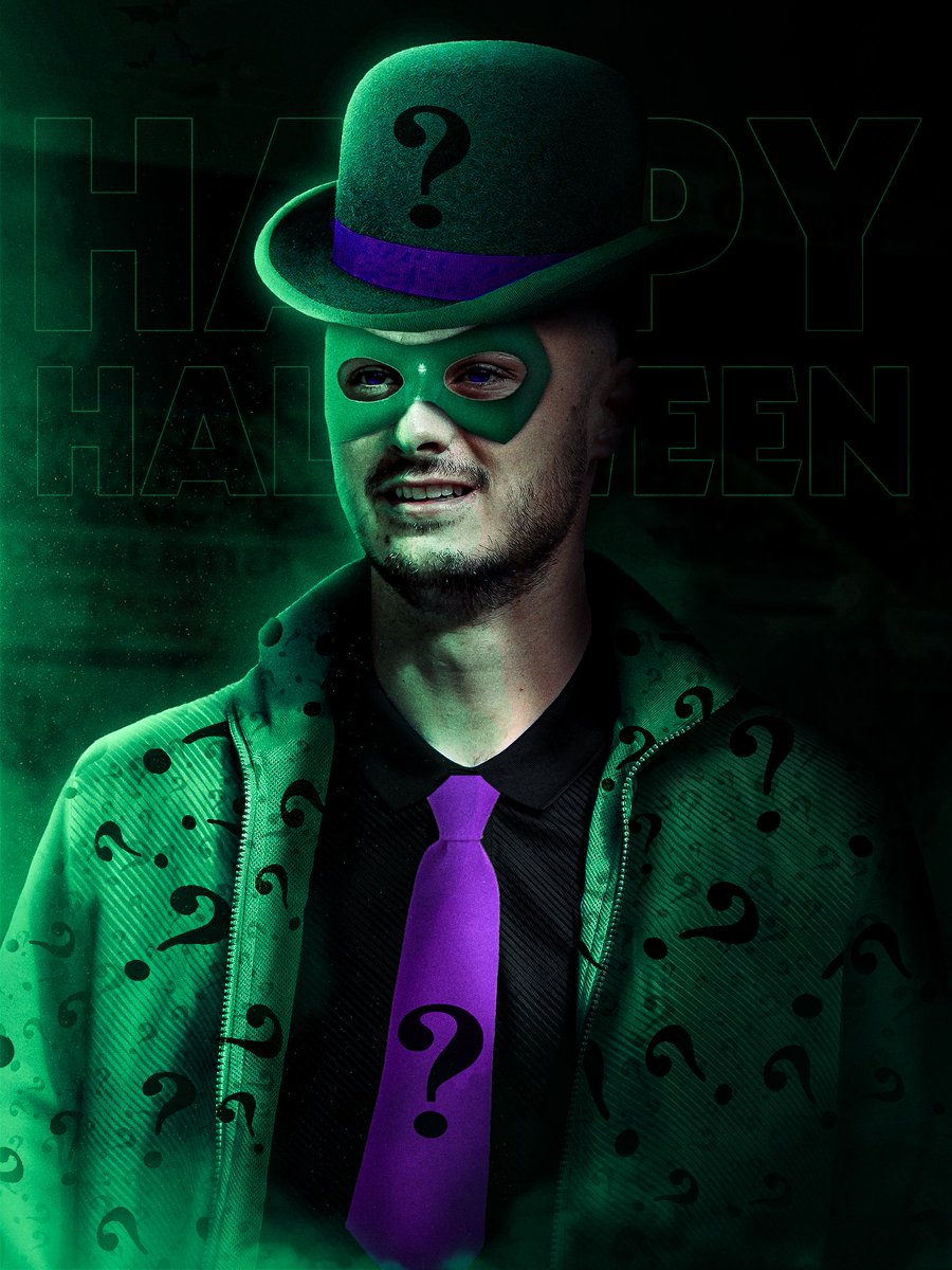 AH_edits's tweet photo. Happy Halloween! 🎃👻
@aaroncollinsx x The Riddler 🎭

#BristolRovers #BRFC #UTG https://t.co/4HnoXcQP5g