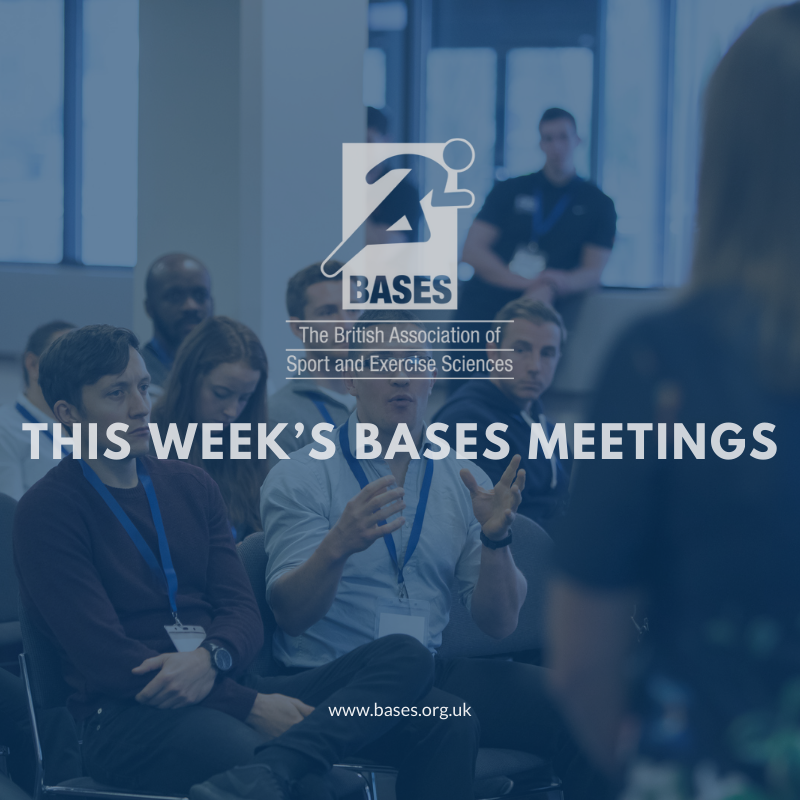 The following BASES meetings will be taking place this week: Integrity Advisory Group.