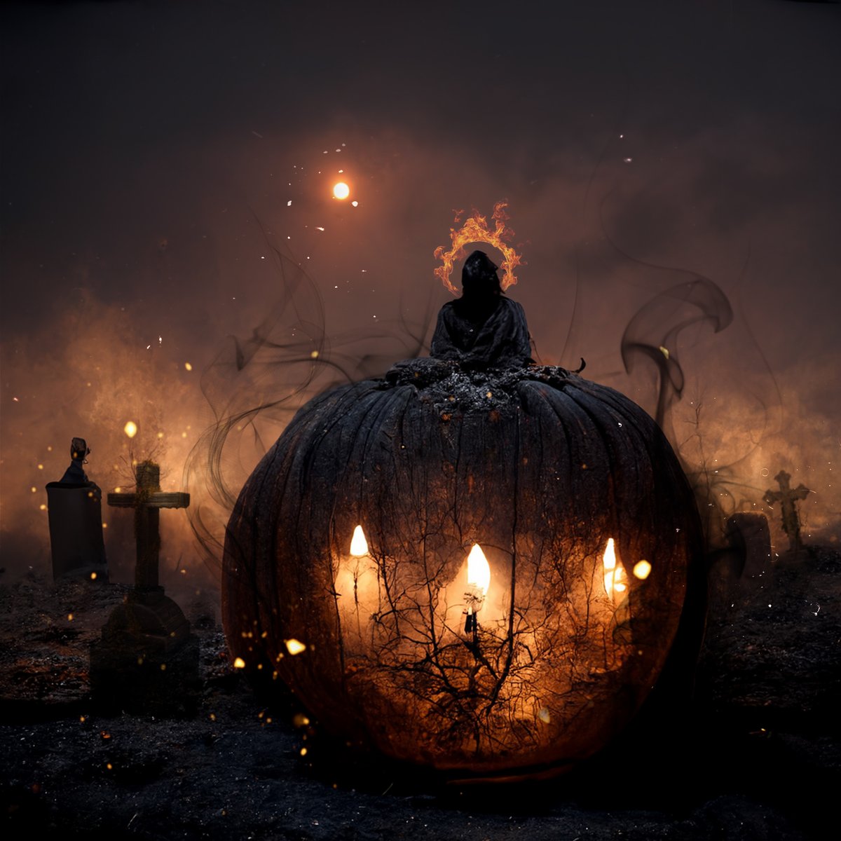 🥳SOLD😱😱😱SOLD😱😱😱SOLD🥳

Another edition of "The Lord Of Fire" purchased by dear 
<a href="/RootsOfVanadis/">ᚠ Roots of Vanadis ᛝ🌞🌙</a>
Your support is boundless I'm grateful.☺️🙏🖤💀

#tezoscommunity #CleanNFT #AIart #aiartcommunity
#darktez #SpookyTuna #PickYourPoison