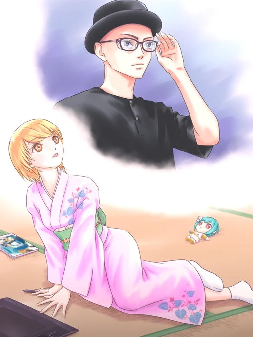 #パルミー超自撮りイラコン