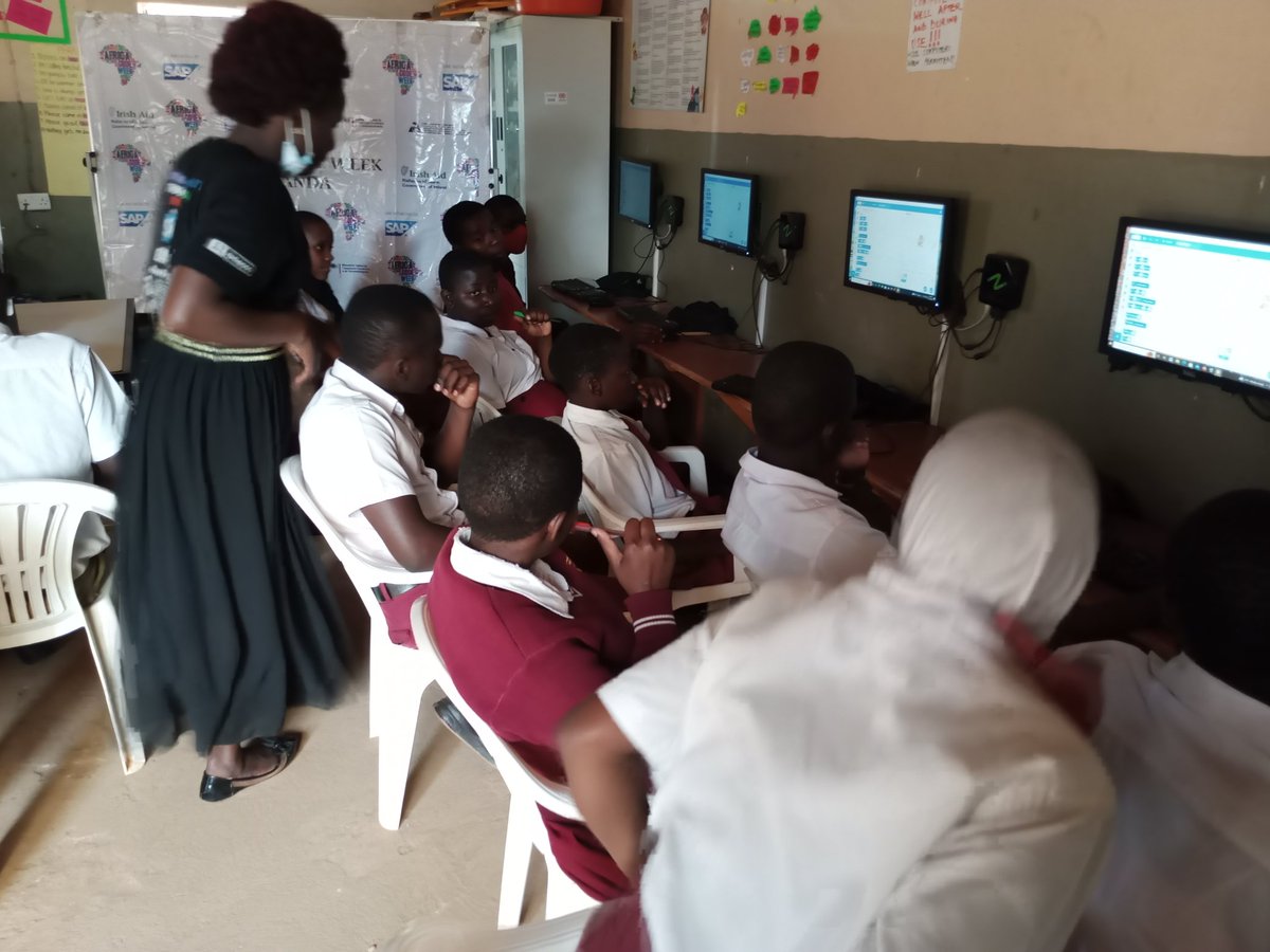 NorahBetsy's tweet photo. Past two weeks of #ACW2022 have been a wonderful experience for me, engaged children at several schools in coding activities supported by @AfricacodeweekU team. Thank you @ictteachersug @coding_mindset @teacherstin @EdifyUganda @Educ_SportsUg https://t.co/QQdkAgdE5i