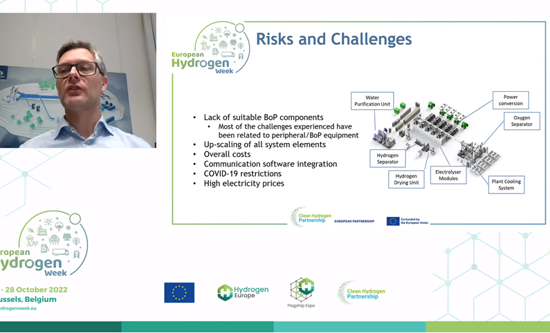 Last Friday #REFHYNE project coordinator <a href="/a_odegard/">Anders Ødegård</a> presented the #REFHYNE project during the <a href="/CleanHydrogenEU/">Clean Hydrogen Partnership</a> #EUHydrogenWeek, outlining the project overview, progress, lessons learned and key risks and challenges.
